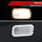 2007-2013 Chevrolet Silverado GMC Sierra Black Power Adjustable, Auto-Fold & Heated Side Mirror w/ LED Puddle and Turn Signal Light - Passenger Side Only