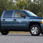 2007-2013 Chevrolet Silverado GMC Sierra Black Power Adjustable, Auto-Fold & Heated Side Mirror w/ LED Puddle and Turn Signal Light - Passenger Side Only