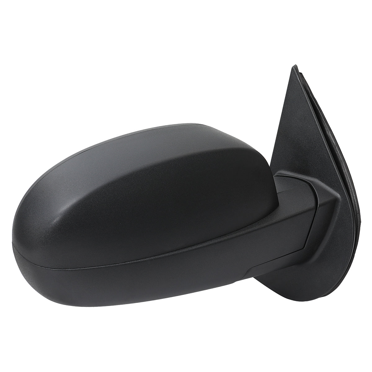 2007-2013 Chevrolet Silverado GMC Sierra Black Power Adjustable, Auto-Fold & Heated Side Mirror w/ LED Puddle and Turn Signal Light - Passenger Side Only