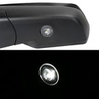 2014-2018 Chevrolet Silverado/GMC Sierra Glossy Black Power Adjustable & Heated Side Mirror w/ LED Puddle Light - Driver Side Only
