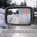2014-2018 Chevrolet Silverado/GMC Sierra Glossy Black Power Adjustable & Heated Side Mirror w/ LED Puddle Light - Driver Side Only