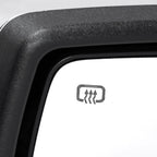 2014-2018 Chevrolet Silverado/GMC Sierra Chrome Power Adjustable & Heated Side Mirror w/ LED Puddle Light - Passenger Side Only