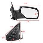 2014-2018 Chevrolet Silverado/GMC Sierra Chrome Power Adjustable & Heated Side Mirror w/ LED Puddle Light - Passenger Side Only
