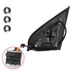 2014-2018 Chevrolet Silverado/GMC Sierra Power Adjustable, Heated, Manual Foldable Chrome Side Mirror w/ LED Turn Signal Lights - Passenger Side Only