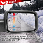 2014-2018 Chevrolet Silverado/GMC Sierra Power Adjustable, Heated, Manual Foldable Chrome Side Mirror w/ LED Turn Signal Lights - Passenger Side Only