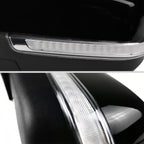 2014-2018 Chevrolet Silverado/GMC Sierra Glossy Black Power Adjustable, Auto-Fold, & Heated Side Mirror w/ LED Turn Signal & Puddle Light - Driver Side Only