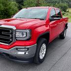 2014-2018 Chevrolet Silverado/GMC Sierra Glossy Black Power Adjustable, Auto-Fold, & Heated Side Mirror w/ LED Turn Signal & Puddle Light - Driver Side Only