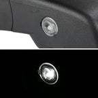 2014-2018 Chevrolet Silverado/GMC Sierra Matte Black Power Adjustable, Heated Side Mirror w/ LED Puddle Light - Driver Side Only