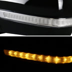 2014-2018 Chevrolet Silverado/GMC Sierra Manual Fold Power Adjustable Heated LED Turn Signal Glossy Black Side Mirror (Driver Side only)