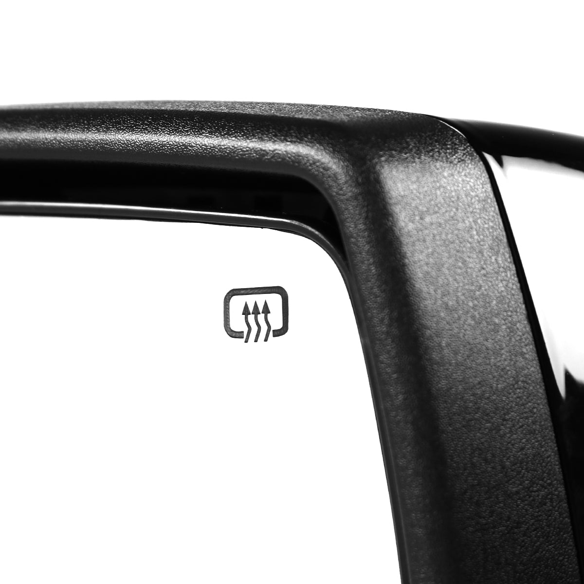 2014-2018 Chevrolet Silverado/GMC Sierra Manual Fold Power Adjustable Heated LED Turn Signal Glossy Black Side Mirror (Driver Side only)