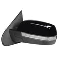 2014-2018 Chevrolet Silverado/GMC Sierra Manual Fold Power Adjustable Heated LED Turn Signal Glossy Black Side Mirror (Driver Side only)