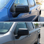 2019-2026 Chevrolet Silverado 1500 Black Power Adjustable, Manual Fold & Heated Side Mirror - Driver Side Only