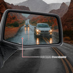 2019-2026 Chevrolet Silverado 1500 Black Power Adjustable, Manual Fold & Heated Side Mirror w/ t Temperature Sensor - Passenger Side Only