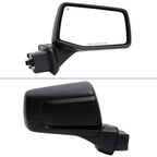 2019-2026 Chevrolet Silverado 1500 Black Power Adjustable, Manual Fold & Heated Side Mirror w/ t Temperature Sensor - Passenger Side Only