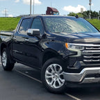 2019-2026 Chevrolet Silverado 1500 Chrome Power Adjustable, Manual Fold, BSD & Heated Side Mirror w/ LED Puddle and Turn Signal Light - Passenger Side Only