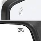 2019-2026 Chevrolet Silverado 1500 Chrome Power Adjustable, Auto-Fold, BSD & Heated Side Mirror w/ LED Puddle and Turn Signal Light - Driver Side Only