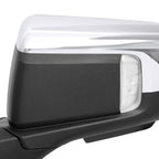 2019-2026 Chevrolet Silverado 1500 Chrome Power Adjustable, Auto-Fold, BSD & Heated Side Mirror w/ LED Puddle and Turn Signal Light - Driver Side Only