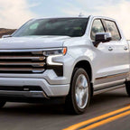 2019-2026 Chevrolet Silverado 1500 Chrome Power Adjustable, Auto-Fold, BSD & Heated Side Mirror w/ LED Puddle and Turn Signal Light - Driver Side Only