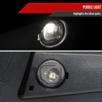 2019-2026 Chevrolet Silverado 1500 Chrome Power Adjustable, Auto-Fold, BSD & Heated Side Mirror w/ LED Puddle and Turn Signal Light - Passenger Side Only