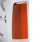1988-2002 Chevrolet C/K C3500/Tahoe GMC Yukon/Suburban Chrome Manual Adjustable & Extendable Towing Mirrors w/ LED Amber Smoked Turn Signal Lights