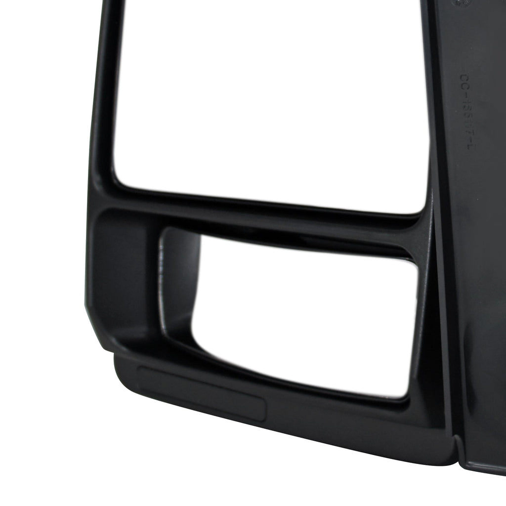 2004-2014 Ford F-150 Black Manual Adjustable & Extendable Telescopic Towing Mirrors