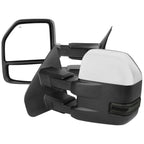 2004-2006 Ford F-150 Chrome Power Adjustable, Heated, & Manual Extendable Towing Mirrors w/ Smoked Lens LED Turn Signal Lights