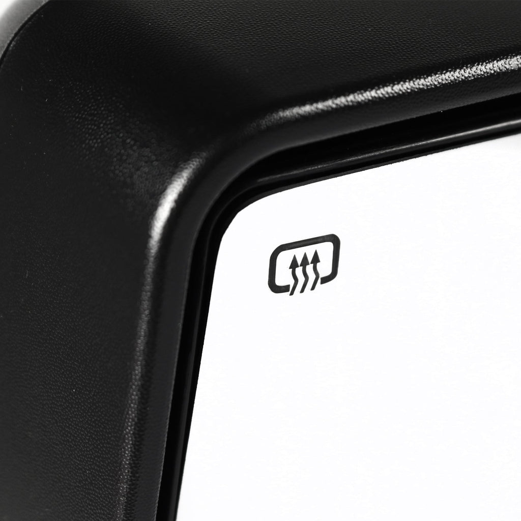2004-2006 Ford F-150 Pickup Black Power Heated Towwing Mirrors with Amber LED Signal Lights