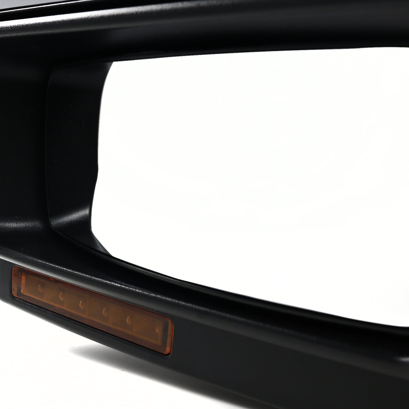 2004-2006 Ford F-150 Pickup Black Power Heated Towwing Mirrors with Amber LED Signal Lights