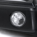 2007-2014 Ford F-150 Black Power Heated Telescoping Tow Mirrors with LED Turn Signals in Amber Lens and Puddle Lights