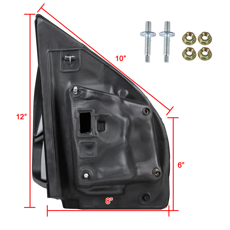 2015-2020 Ford F-150 Manual Adjustable & Extendable Towing Mirrors