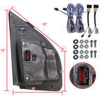 2015-2020 Ford F-150 Power Adjustable, Heated, & Manual Extendable Towing Mirrors w/ Clear Lens LED Turn Signal, Clearance, Puddle, & Auxiliary Lights