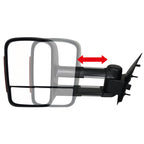 1997-2004 Ford F-150 Regular/Super Cab Power Adjustable & Manual Extendable Towing Mirrors w/ LED Turn Signal Lights