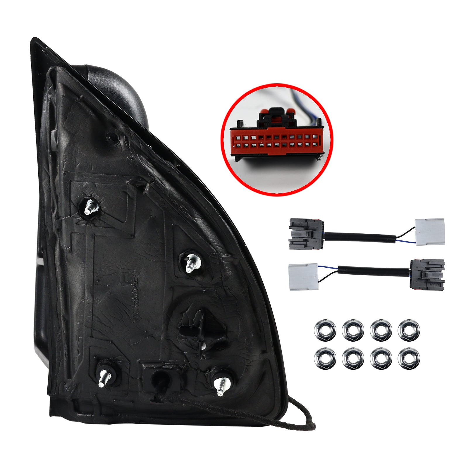 2003-2015 Ford F-250/F-350/F-450/F-550 Manual Adjustable & Extendable Towing Mirrors w/ Smoked Lens Turn Signal Lights