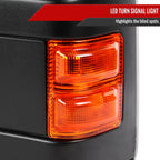 1999-2016 Ford F-250/F-350/F-450/F-550 Manual Adjustable & Extendable Towing Mirrors w/ Amber Lens Turn Signal Lights