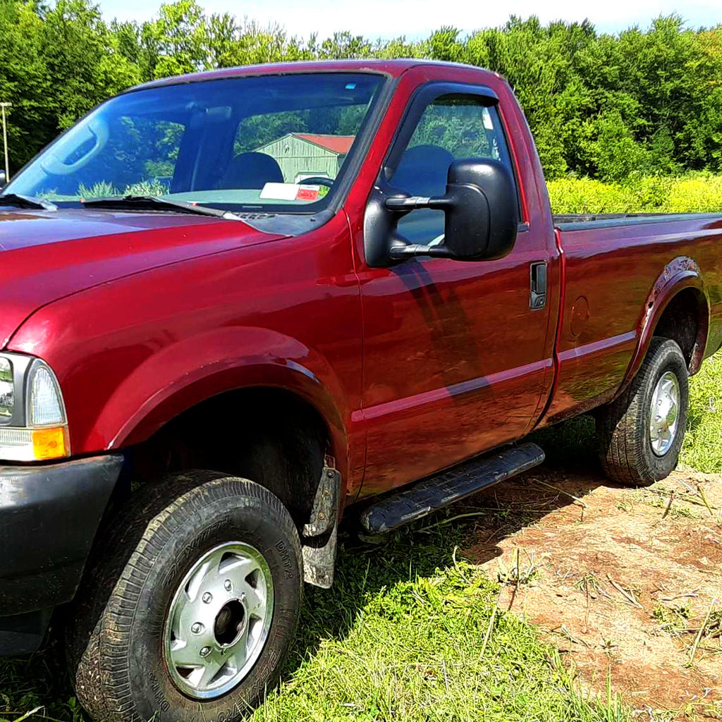 1999-2016 Ford F-250/F-350/F-450/F-550 Manual Adjustable & Extendable Towing Mirrors