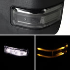 1999-2016 Ford F-250/F-350/F-450 Power Adjustable, Heated, & Manual Extendable Towing Mirrors w/ Smoked Lens LED Turn Signal & Clearance Lights