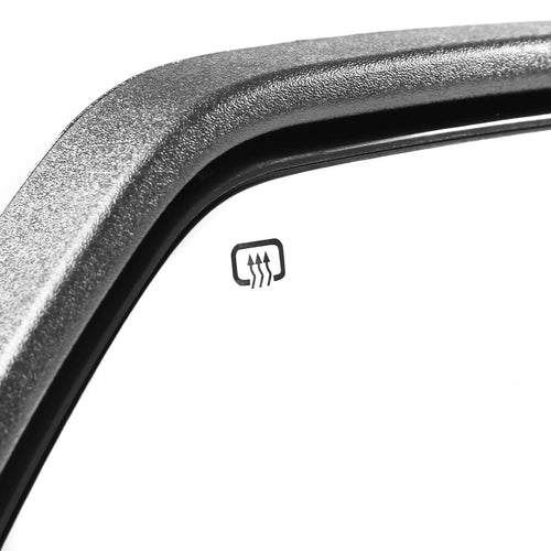 1999-2016 Ford F-250/F-350/F-450 Power Adjustable, Heated, & Manual Extendable Chrome Towing Mirrors w/ Smoked Lens LED Turn Signal & Clearance Lights