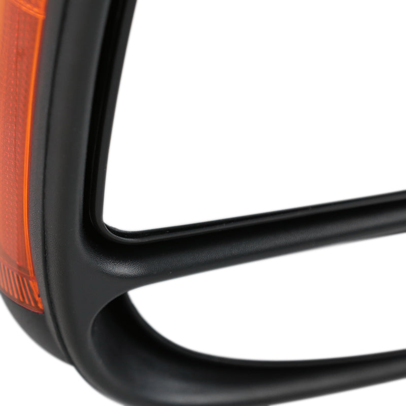 1999-2007 Ford F-250/F-350/F-450/F-550 Excursion Power Adjustable, Heated, & Manual Extendable Towing Mirrors w/ Amber Lens LED Turn Signal Lights