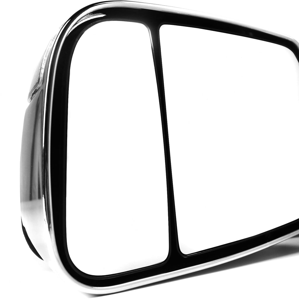2002-2009 Dodge RAM Power Adjustable, Heated, & Manual Fold Chrome Towing Mirrors w/ LED Turn Signal & Puddle Lights