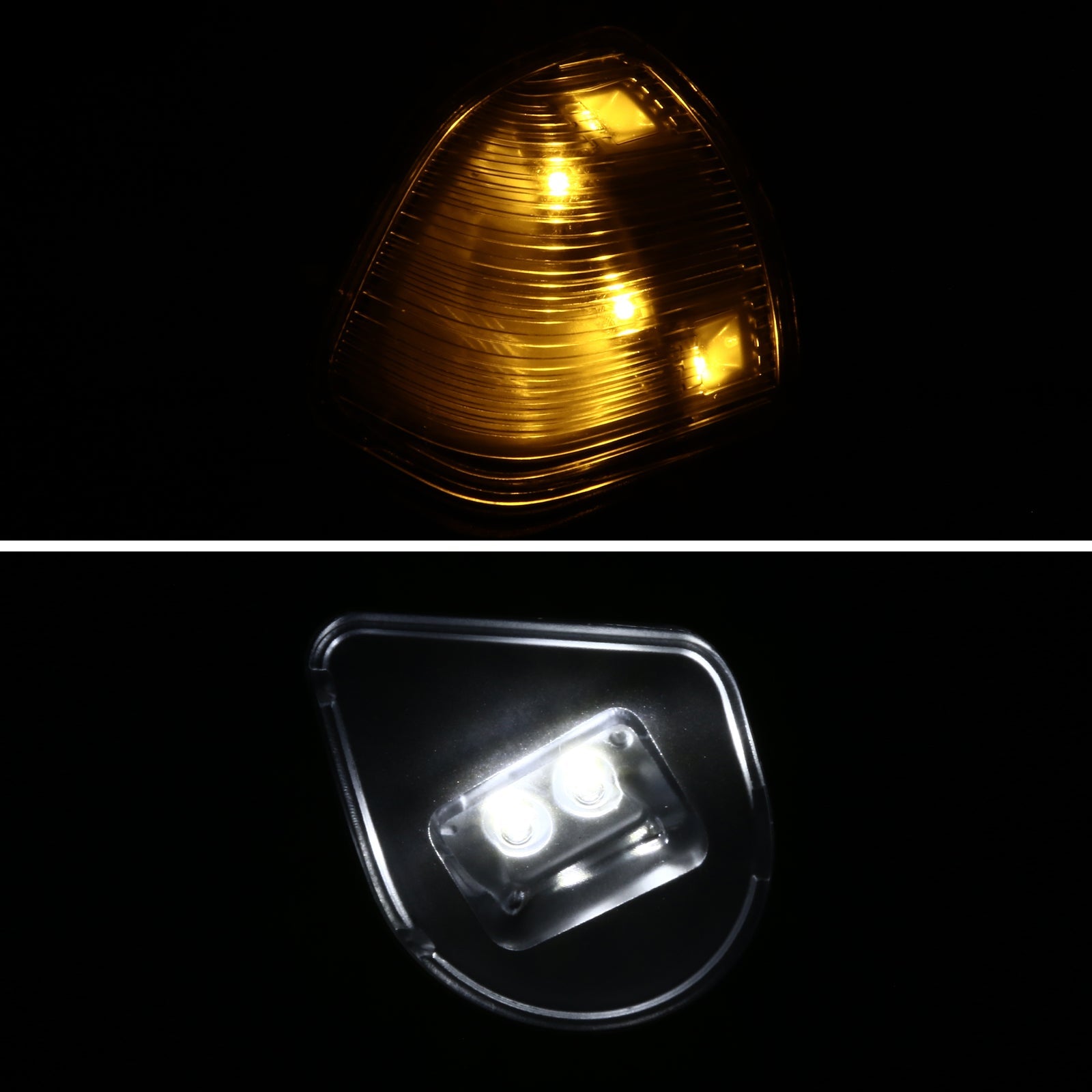 2002-2009 Dodge RAM 1500/2500/3500 Manual Adjustable & Foldable Side Mirrors w/ LED Turn Signal & Puddle Lights