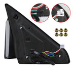 2009-2012 Dodge RAM 1500 Power Adjustable, Foldable, Heated, & Manual Extendable Towing Side Mirrors w/ Clear Lens LED Turn Signal & Puddle Lights