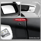 2009-2012 Dodge RAM 1500 Chrome Power Heated 2023 Style Towering Mirror w/ Sequential Signal