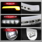 2009-2012 Dodge RAM 1500 Black Power Heated 2023 Style Towering Mirror w/ Sequential Signal