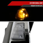 2013-2017 Dodge RAM 1500/2500/3500 Power Adjustable, Auto-Fold, Heated, & Manual Extendable Chrome Towing Mirrors w/ LED Turn Signal & Puddle Lights