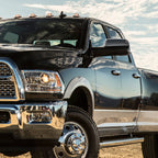 2013-2017 Dodge RAM 1500/2500/3500 Power Adjustable, Auto-Fold, Heated, & Manual Extendable Chrome Towing Mirrors w/ LED Turn Signal & Puddle Lights
