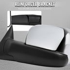 1994-2001 Dodge RAM 1500 / 1994-2002 Ram 2500 3500 Chrome Manual Adjustable & Extendable Towing Mirrors