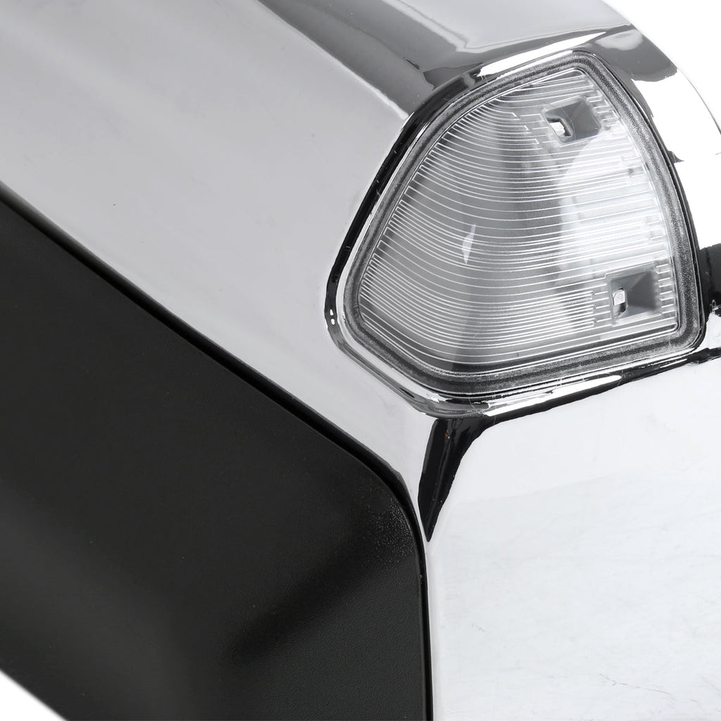 1998-2001 Dodge RAM 1500/1998-2002 RAM 2500/3500 Chrome Power Heated Towing Mirrors With Clear Lens LED Turn Signal