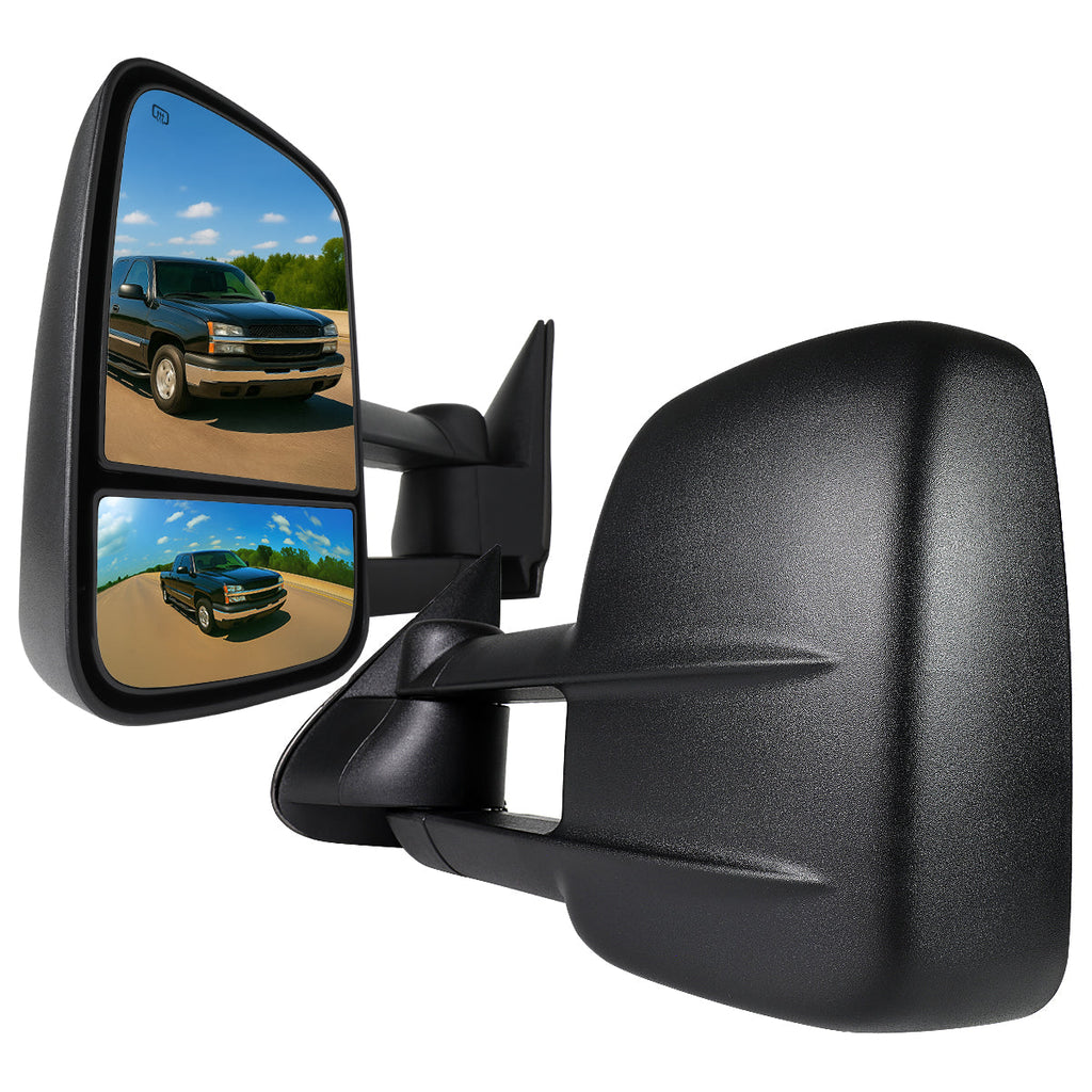 2003-2007 Chevrolet Silverado/GMC Sierra Power Adjustable, Heated, Manual Extendable Towing Mirrors