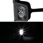 2007-2014 Chevrolet Silverado/Suburban GMC Sierra/Yukon/Yukon XL Power Adjustable, Heated, & Manual Extendable Chrome Towing Mirrors w/ LED Turn Signal & Clearance Lights