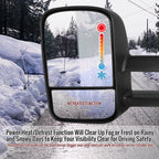 2007-2014 Chevrolet Silverado/Suburban/Avalanche/Tahoe GMC Sierra/Yukon/Yukon XL Power Heated Towing Mirrors